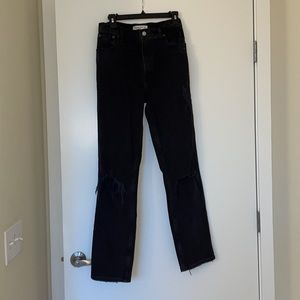 Abercrombie & Fitch women’s black denim - size 27